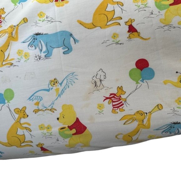 Vintage 90s Disney Winnie The Pooh Patchwork Pillowcases - Picture 11 of 12